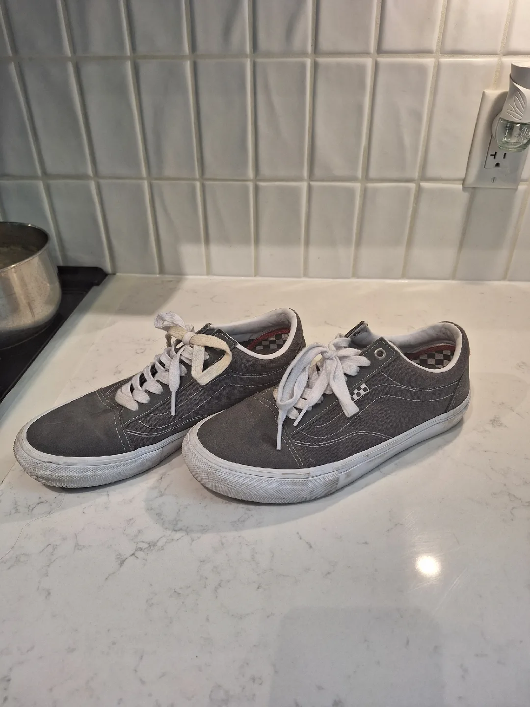 Vans Old Skool Skate Shoes - Grey image indicator(2)
