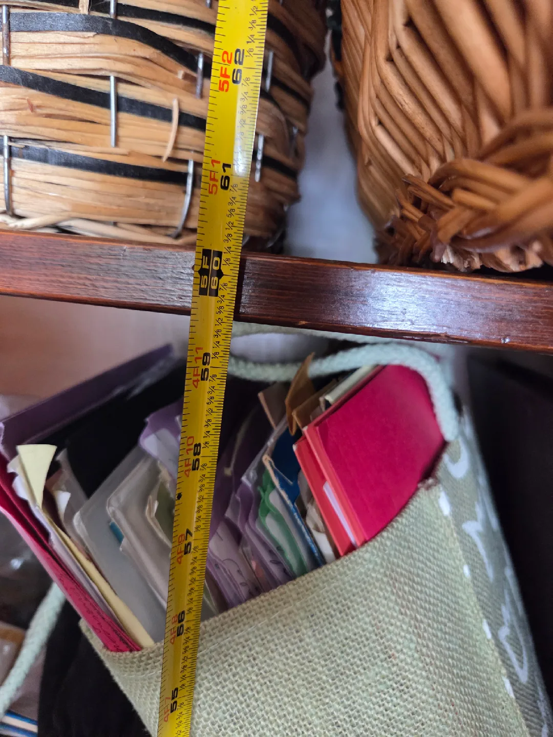 Wooden Bookcase - 35"W x 12"D x 61"H image indicator(2)