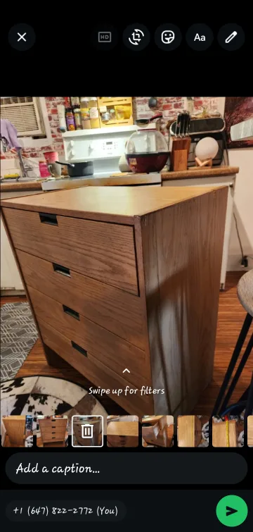 Wooden 4-Drawer Dresser image indicator(2)