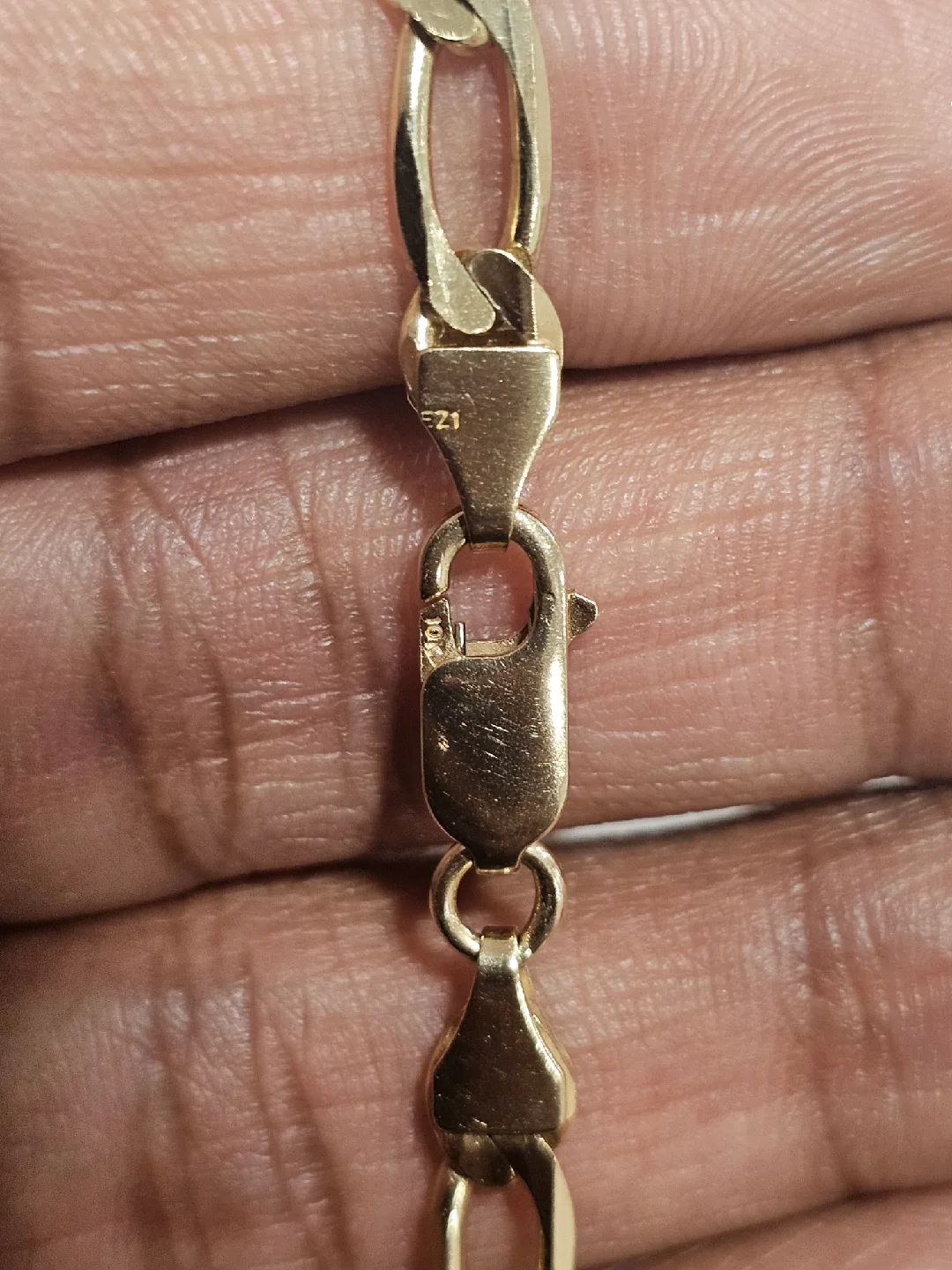 10K Gold Figaro Chain - 20 grams, 24 inches image indicator(6)