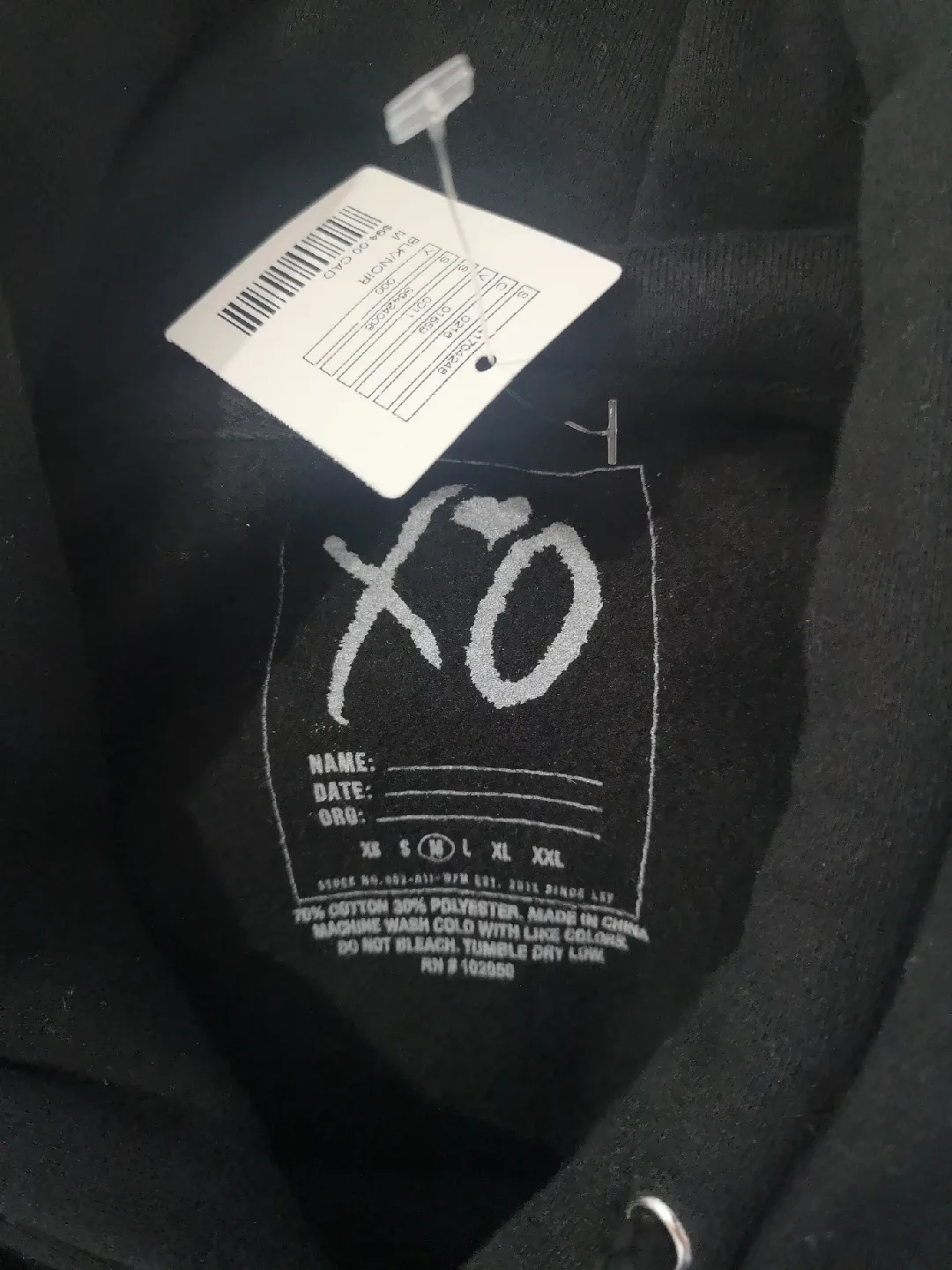 The Weeknd XO After Hours Til Dawn Tour Black Hoodie - Size M image indicator(5)