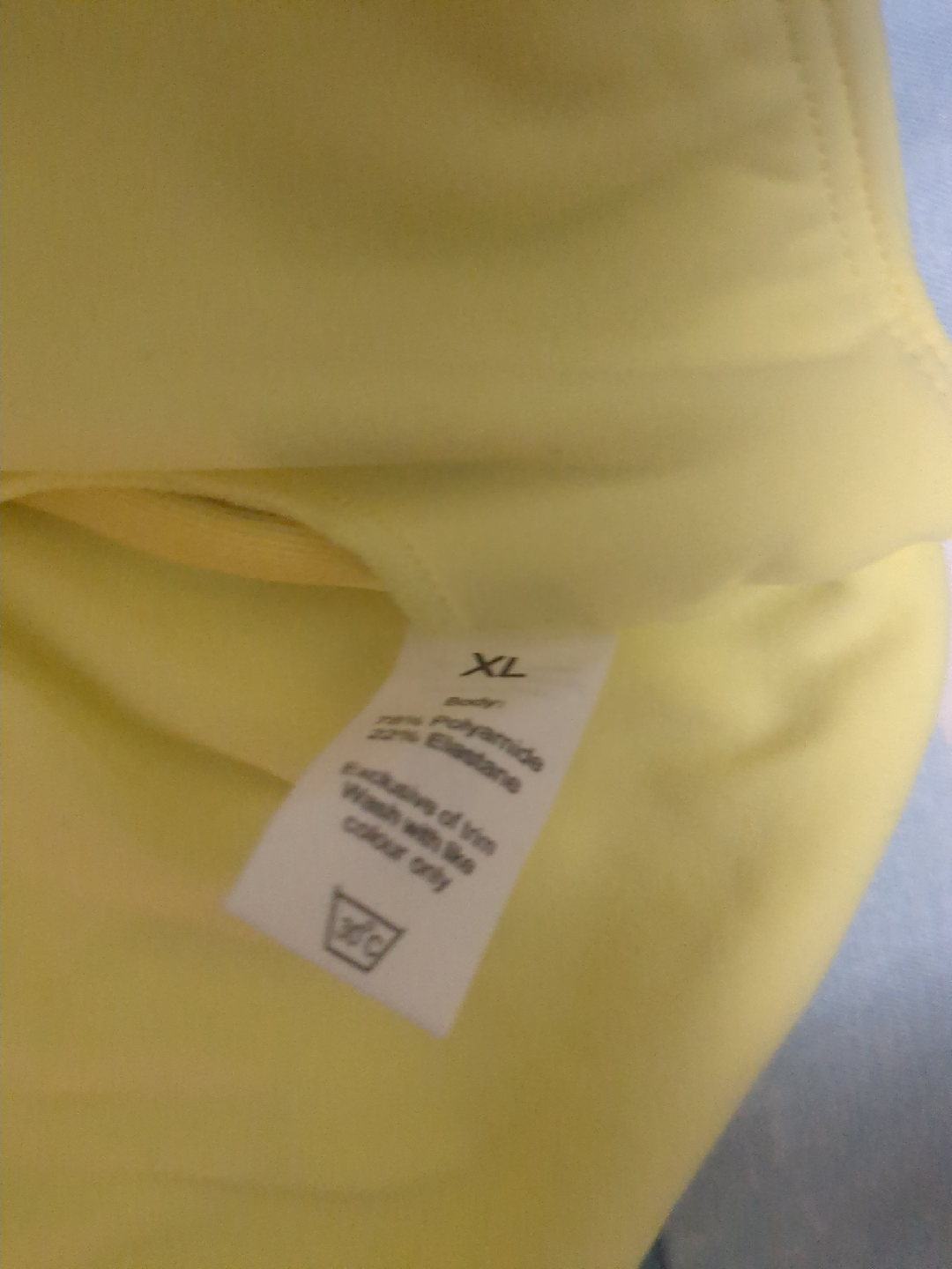 Collection Yellow Sports Bra - Size XL - photo 3