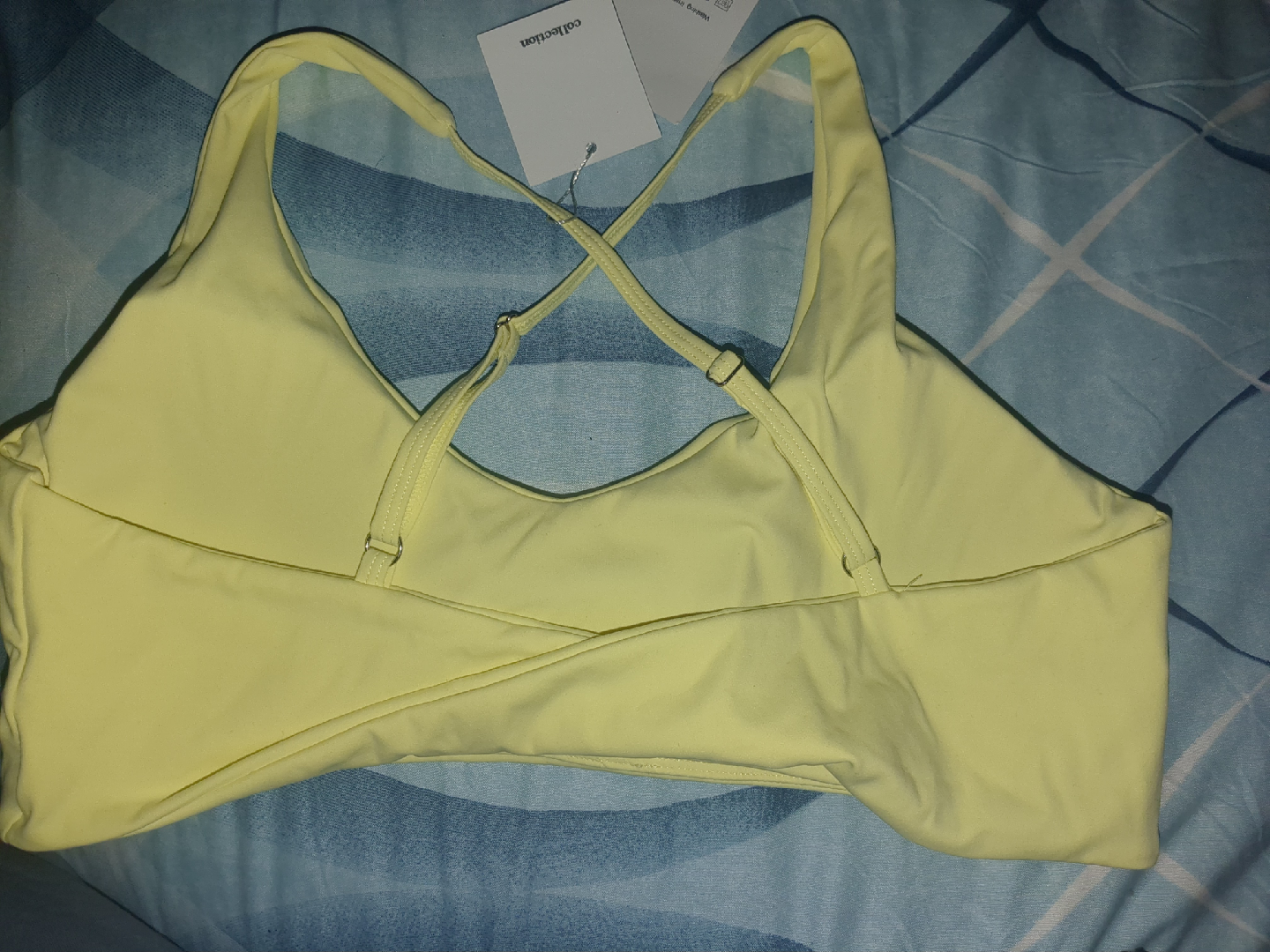 Collection Yellow Sports Bra - Size XL - photo 4