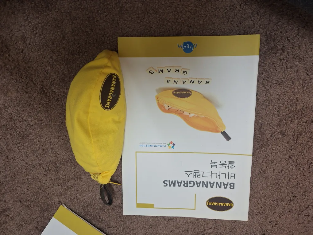 Bananagrams Word Game with Pouch & Book image indicator(2)