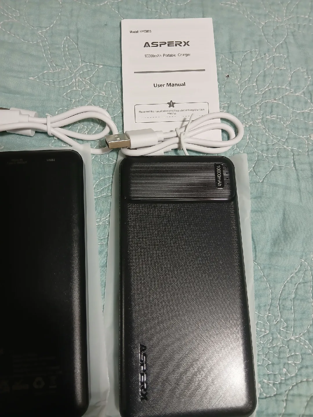 New10000mAh USB C Output Portable Charger Power Bank image indicator(2)