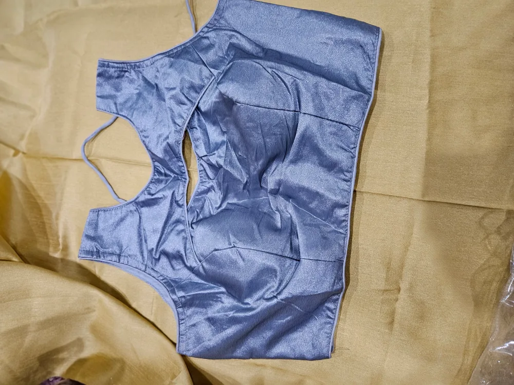 Embroidered Sari Blouse - Assorted Colours image indicator(9)