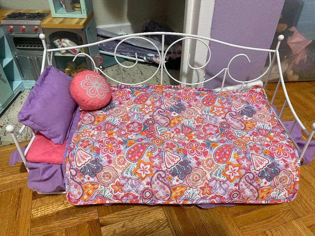 American Girl Doll Bed with Bedding thumbnail