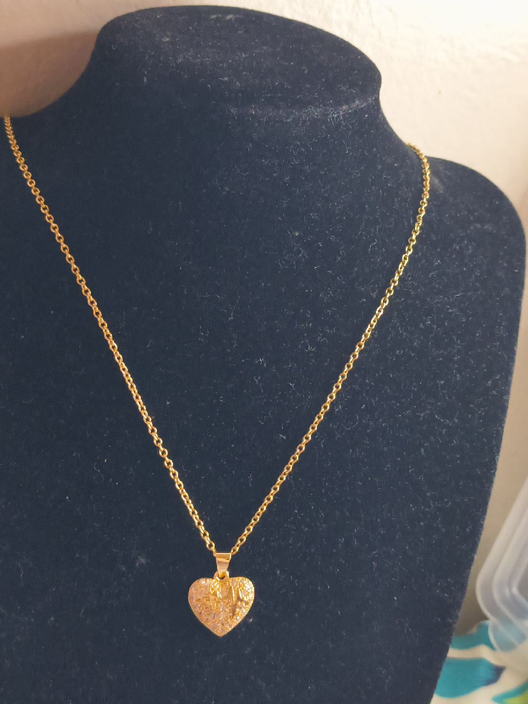 Gold Heart Pendant Necklace - photo 2