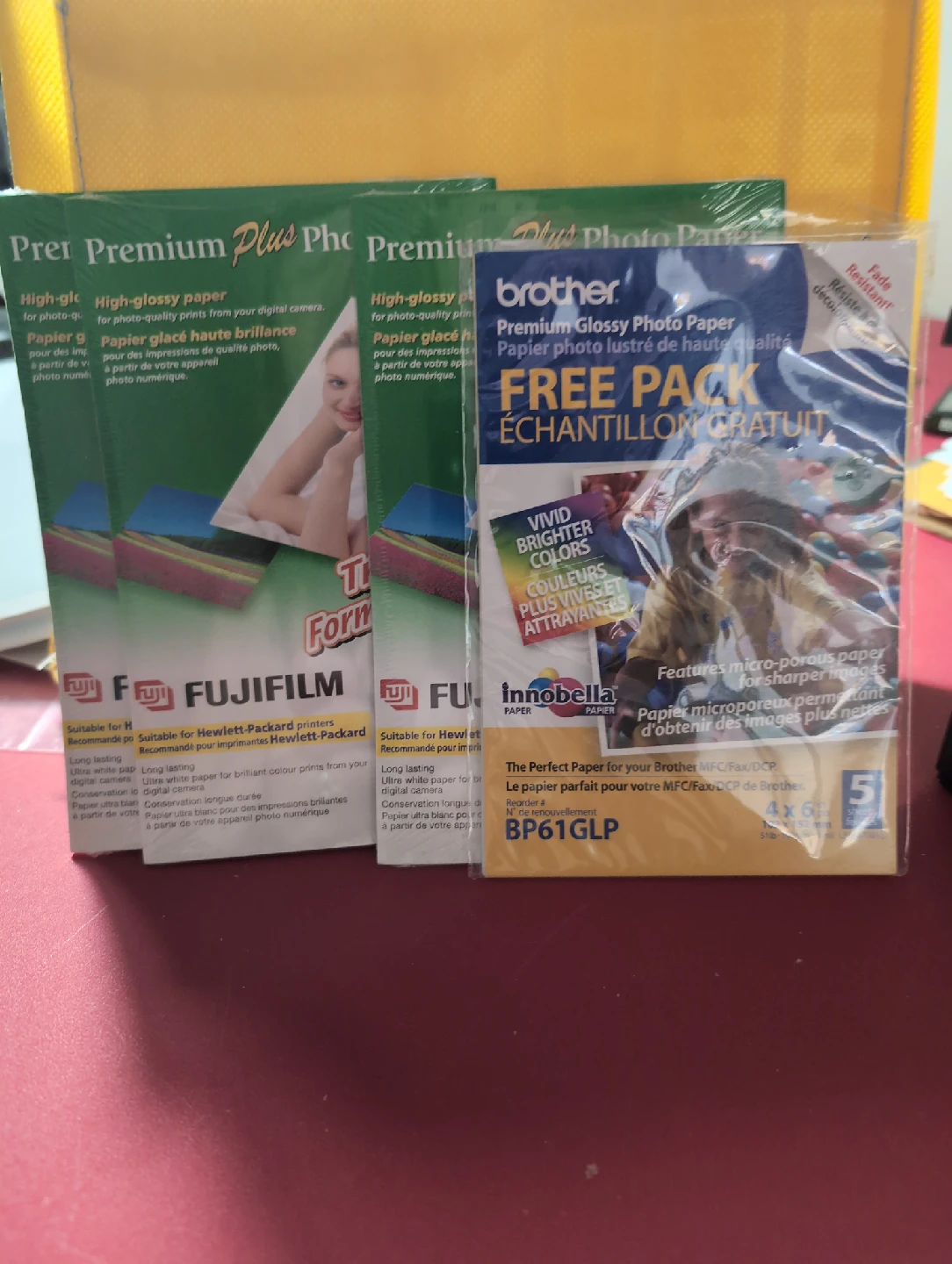 Fujifilm & Brother Photo Paper Bundle