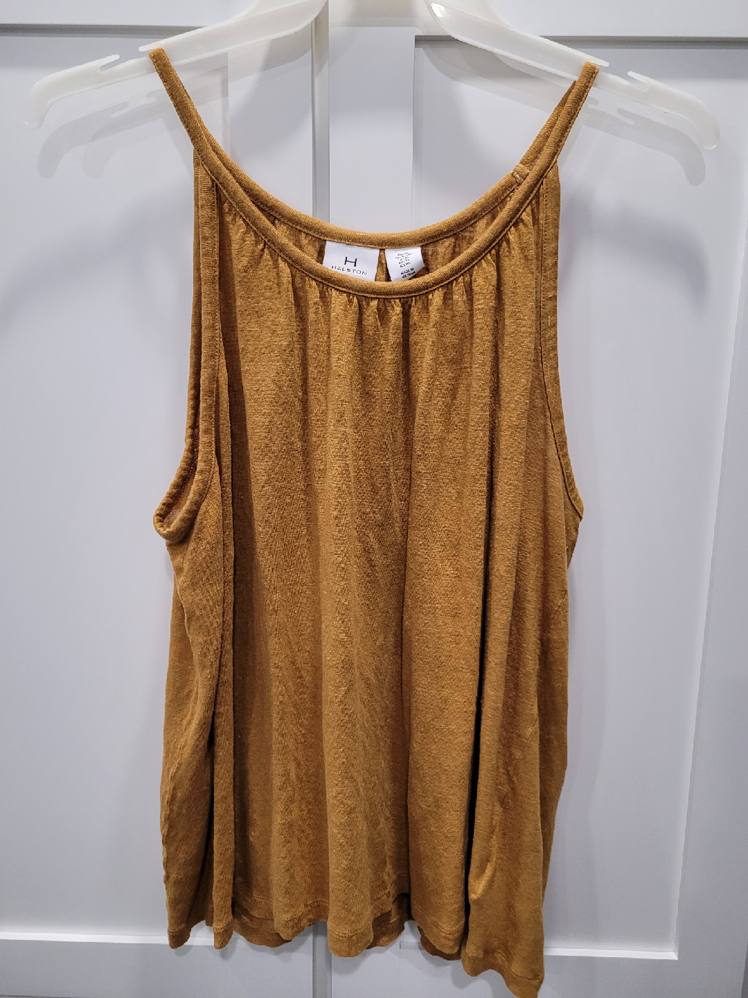 Halston Gold Tank Top - Size XL