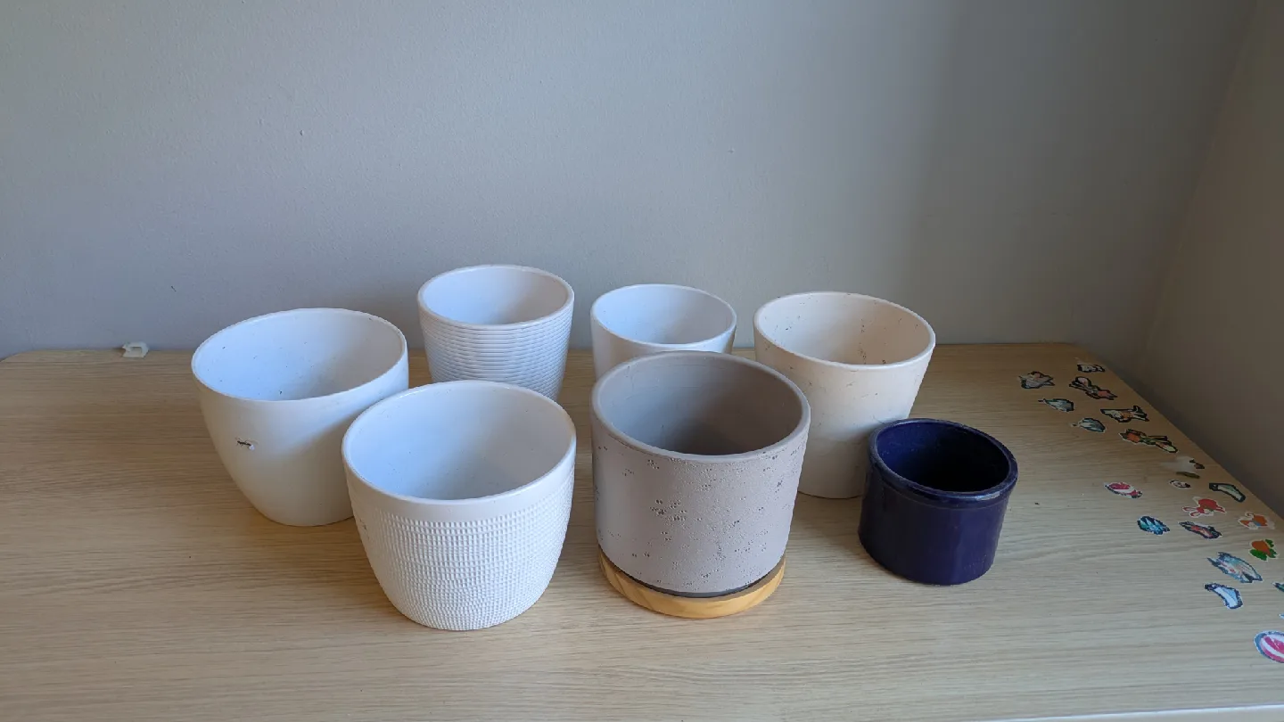 Assorted Ceramic Plant Pots thumbnail