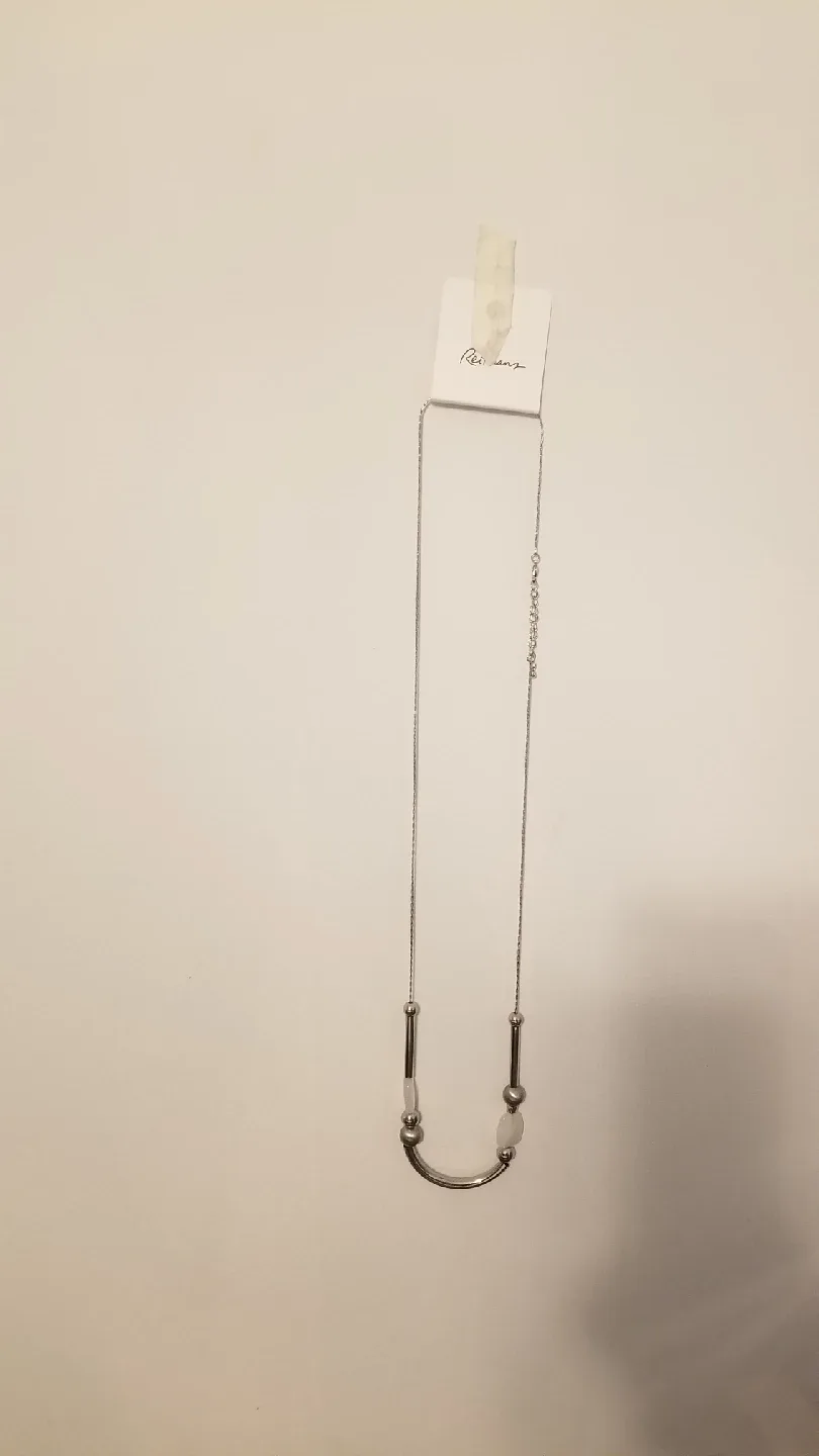 Reitman's Bracelet,Silver Long Chain & Earrings image indicator(8)