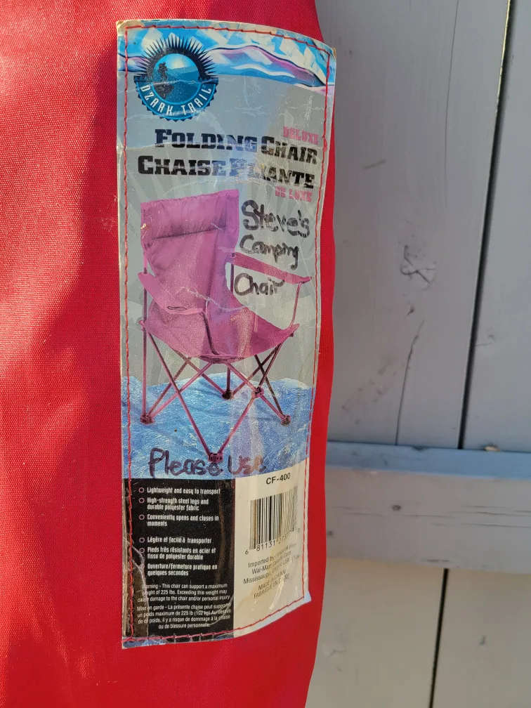 Ozark Trail Folding Camping Chair - Red