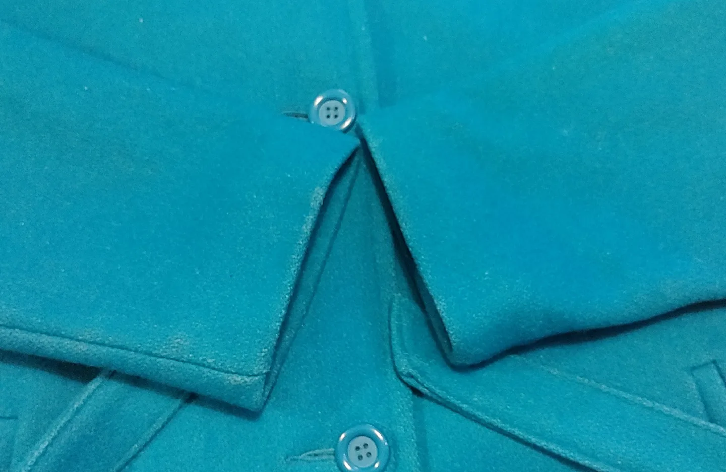 Vintage Niccolini Teal Wool Coat image indicator(10)