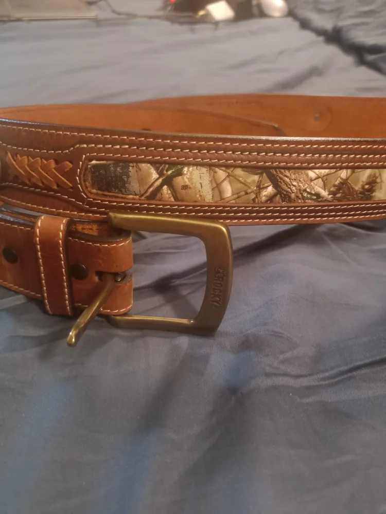 Rocky Brown Leather Belt image indicator(2)