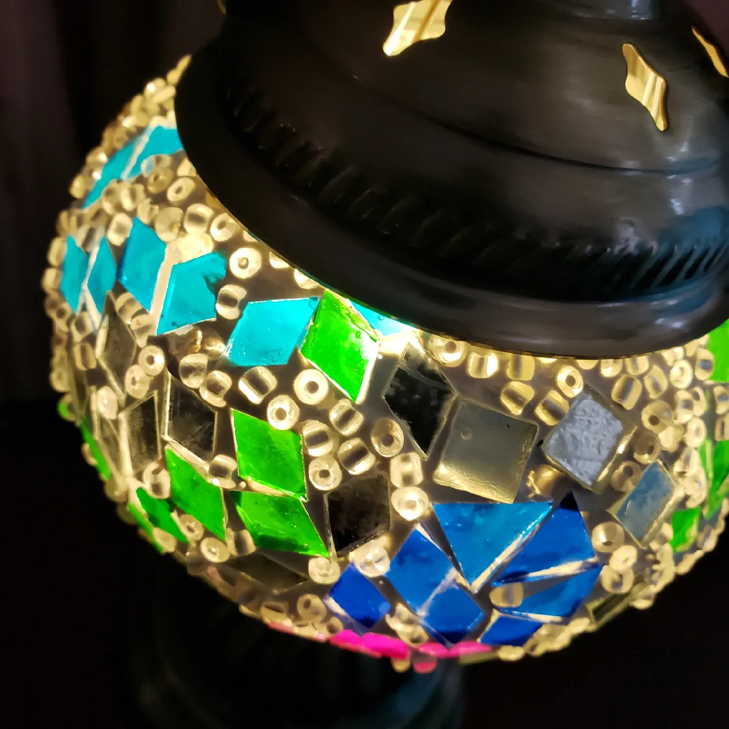 Mosaic Turkish Lamp image indicator(3)