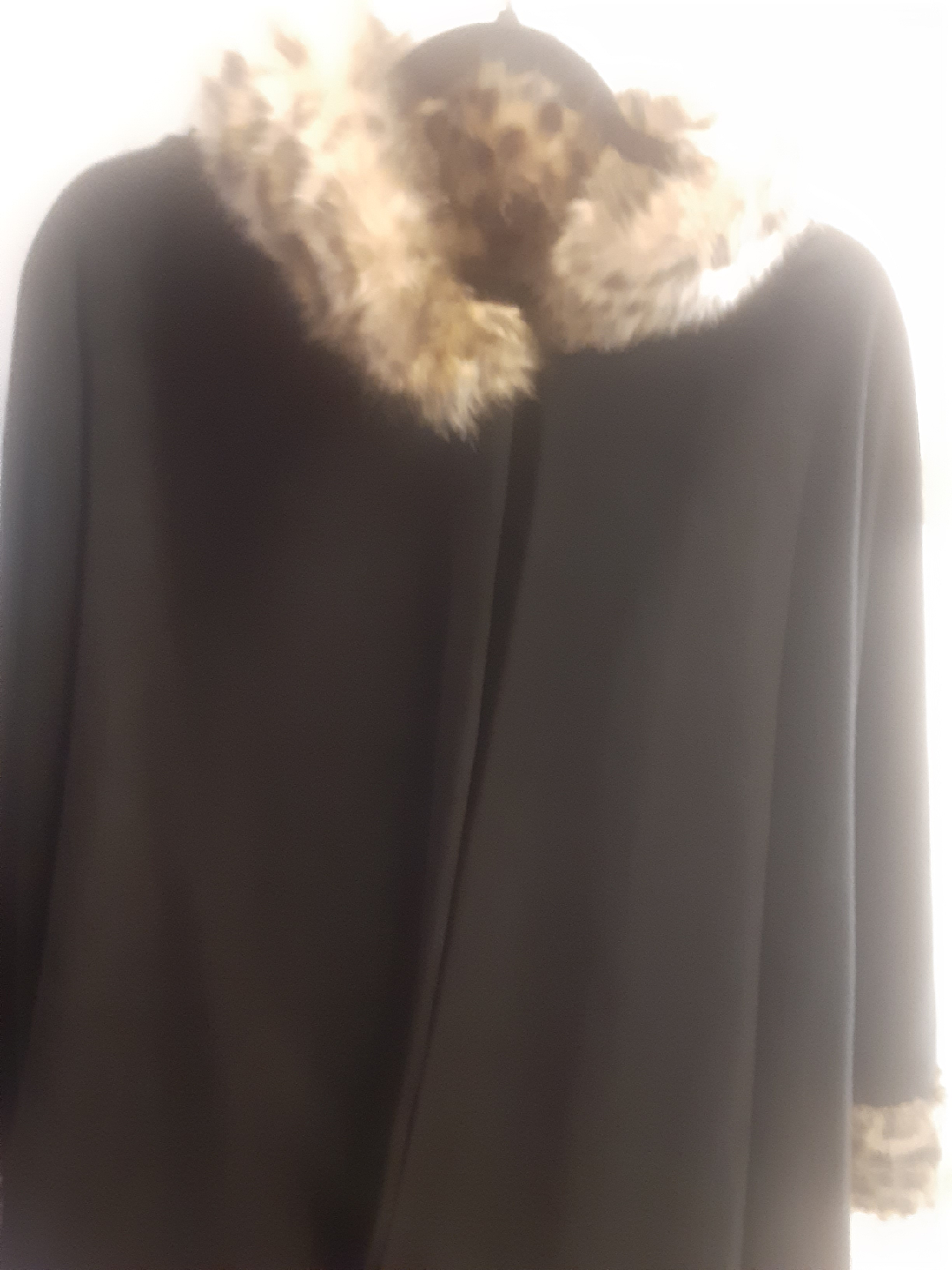Jessica Black Polyester Cape - One Size