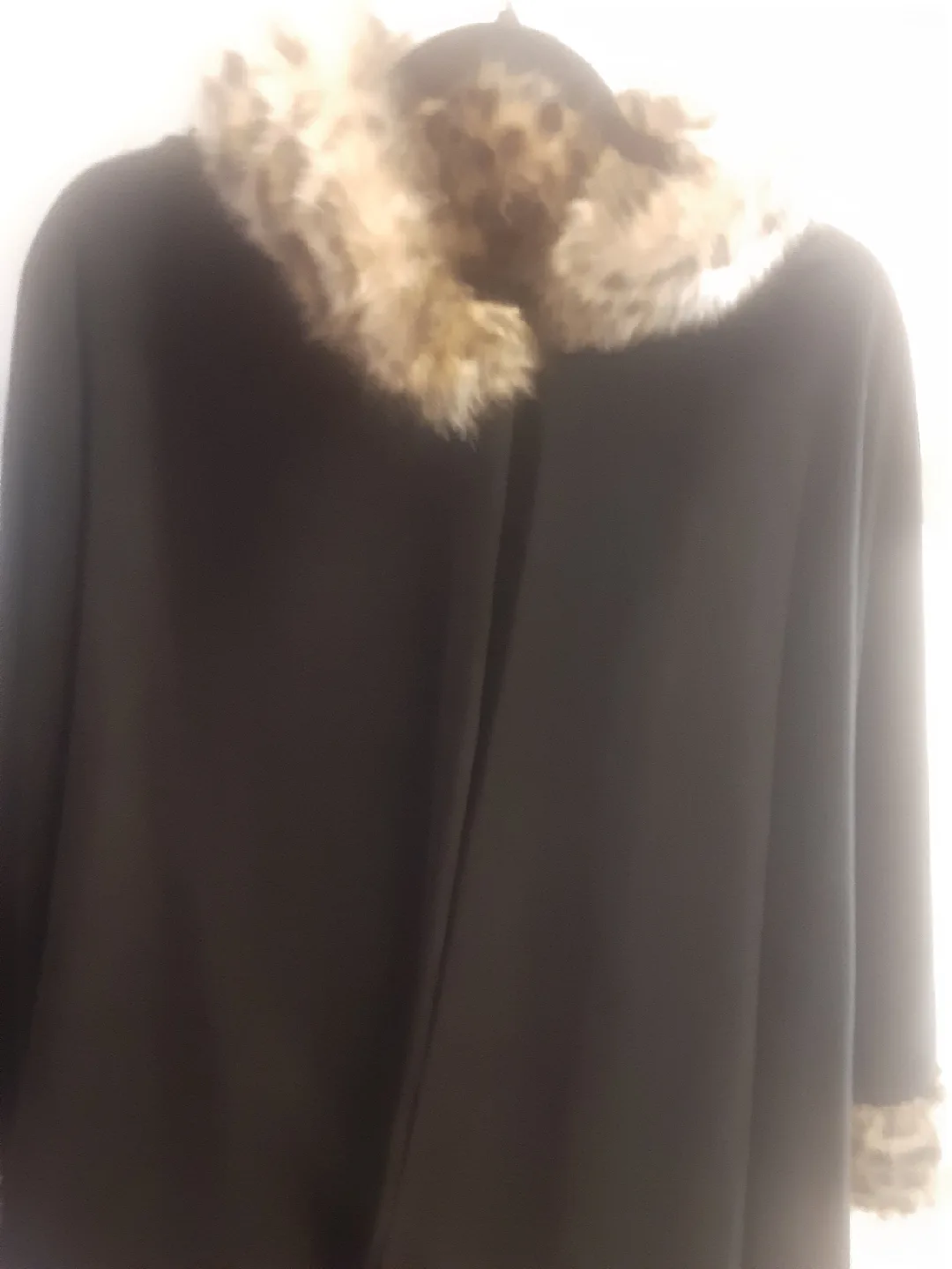 Jessica Black Polyester Cape - One Size