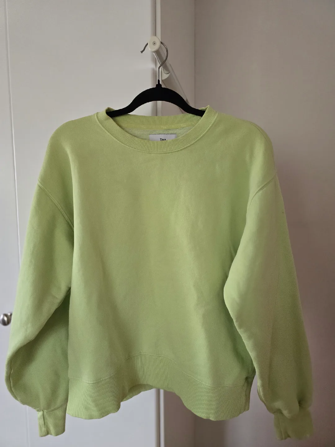 TNA Cozy Fleece Mega Crew Sweatshirt - Green image indicator(2)