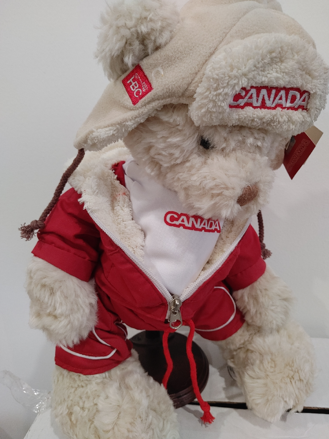 🧡SUPER RARE COLLECTIBLE HBC OLYMPIC BEAR ! NEW WITH TAGS - photo 4