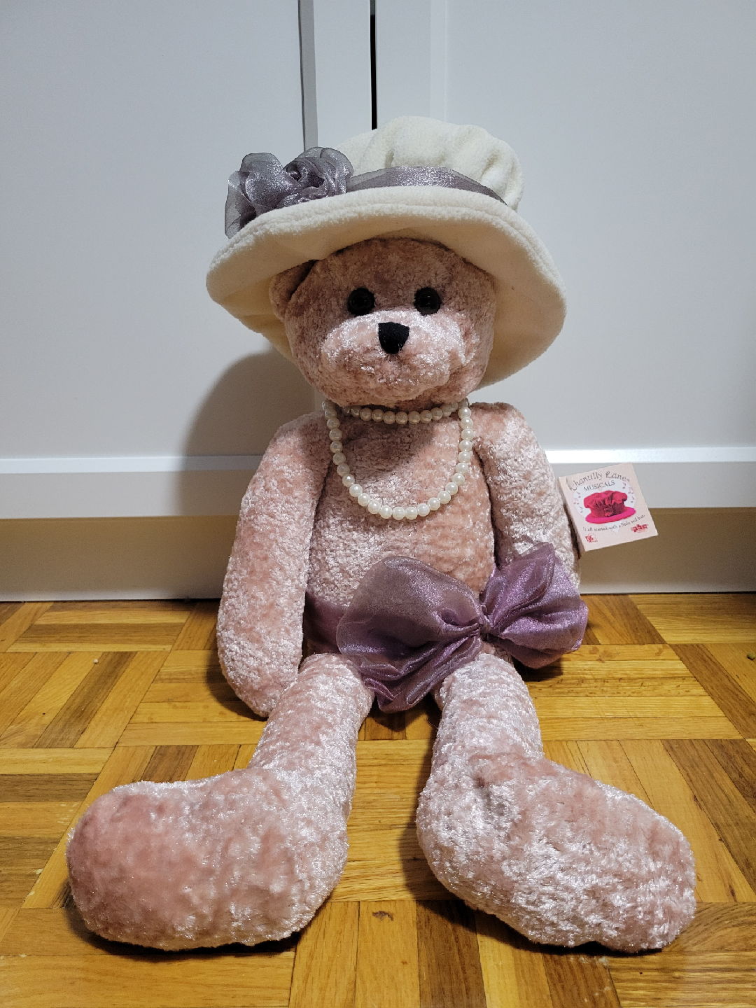 Chantilly Lane Musical Pink Bear - Animatronic Singing Bear