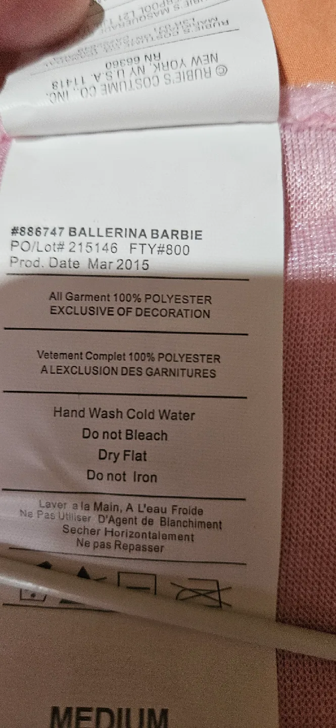 Barbie Ballerina Costume - Size Medium image indicator(3)