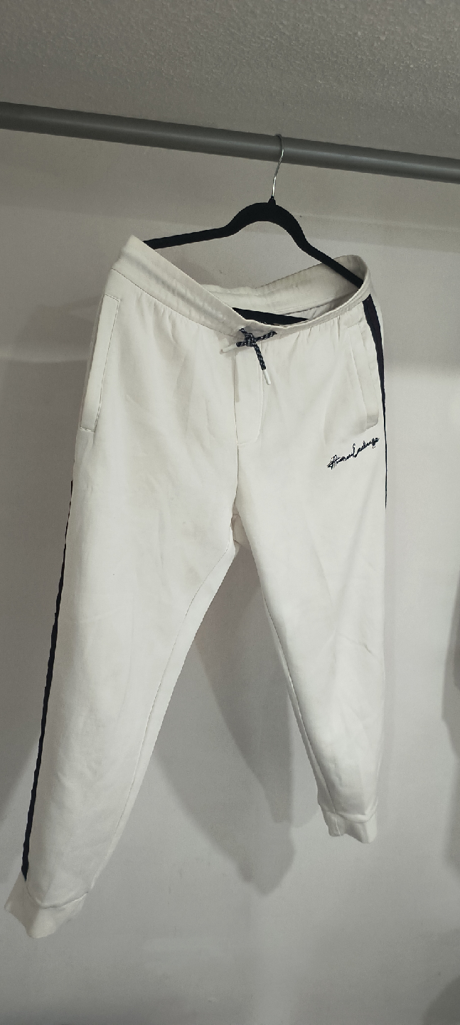 Armani Exchange White Jogger Pants