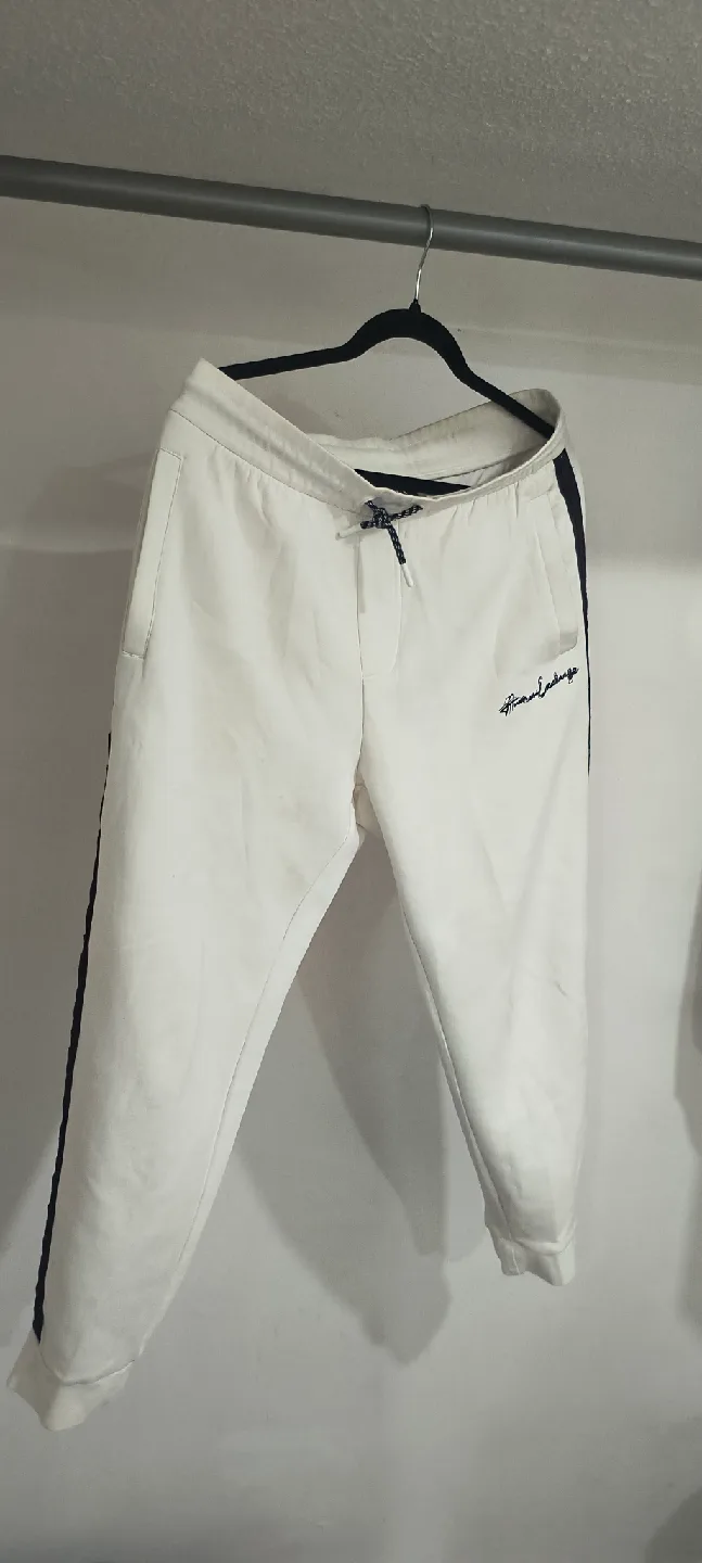 Armani Exchange White Jogger Pants thumbnail