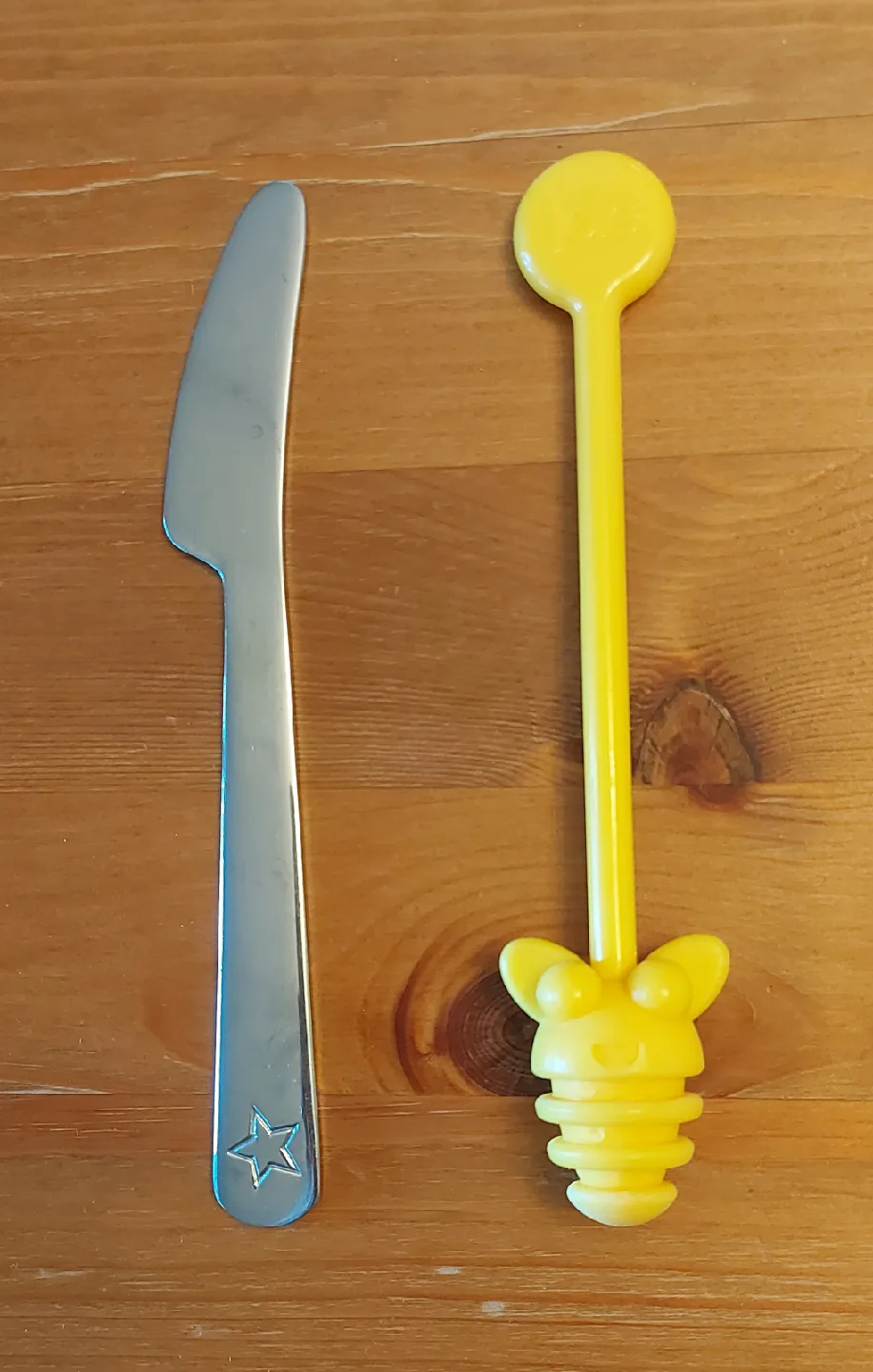 Kids Cutlery Set - Knife & Honey Dipper thumbnail