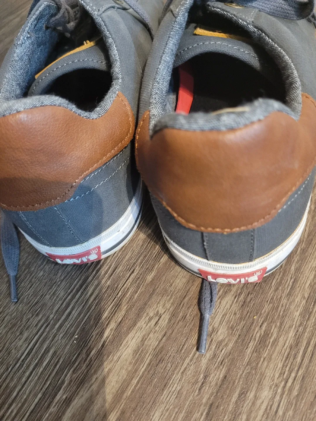 Levi's Men's Gray Canvas Sneakers - Size 13 image indicator(5)