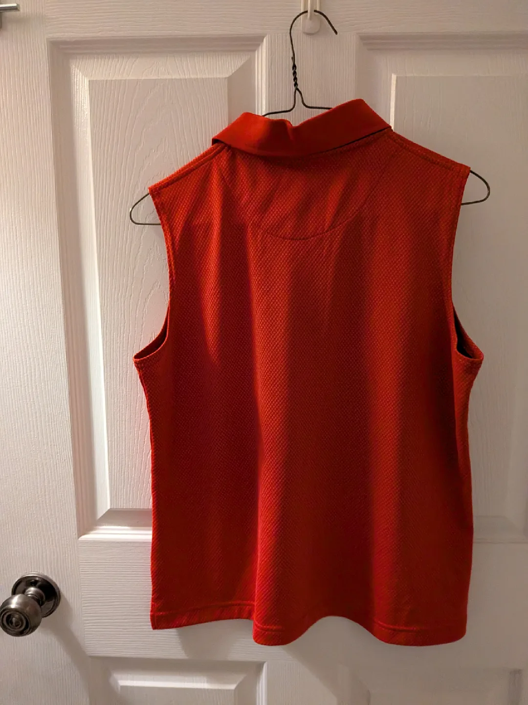 Haggar Petite Red Sleeveless Polo - Size L image indicator(3)