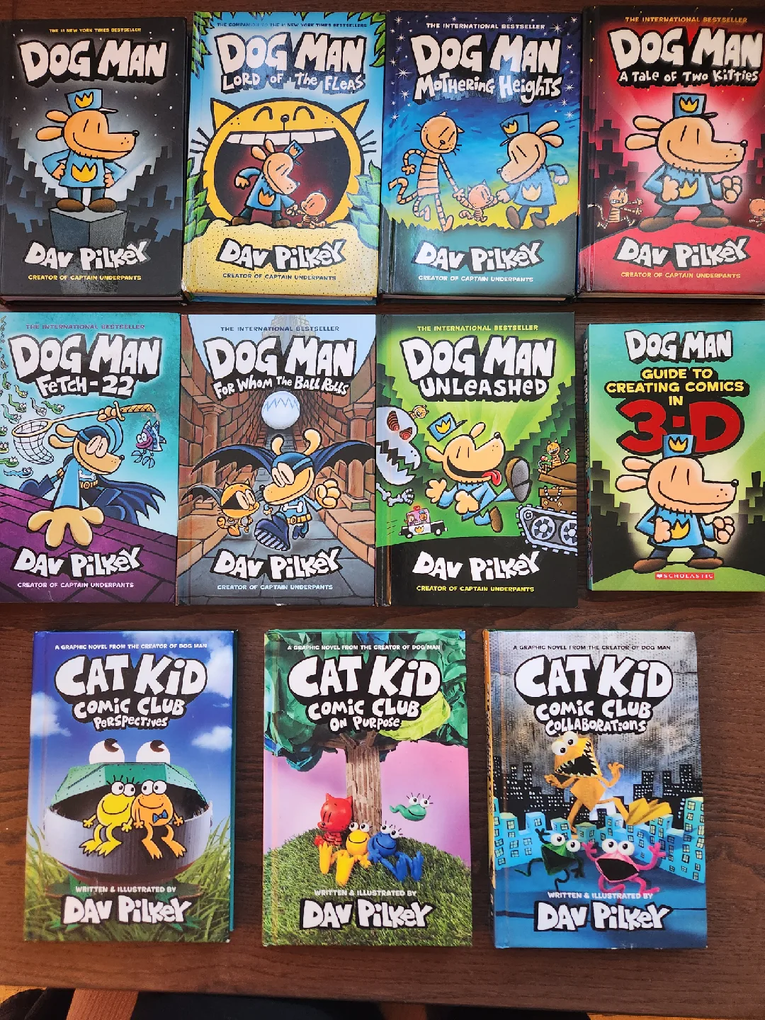Dog Man / Cat Kid books - set of 11 thumbnail