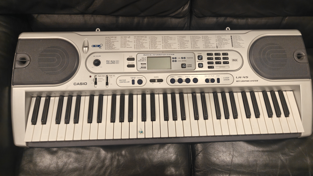 Casio LK-45 Key Lighting System Keyboard
