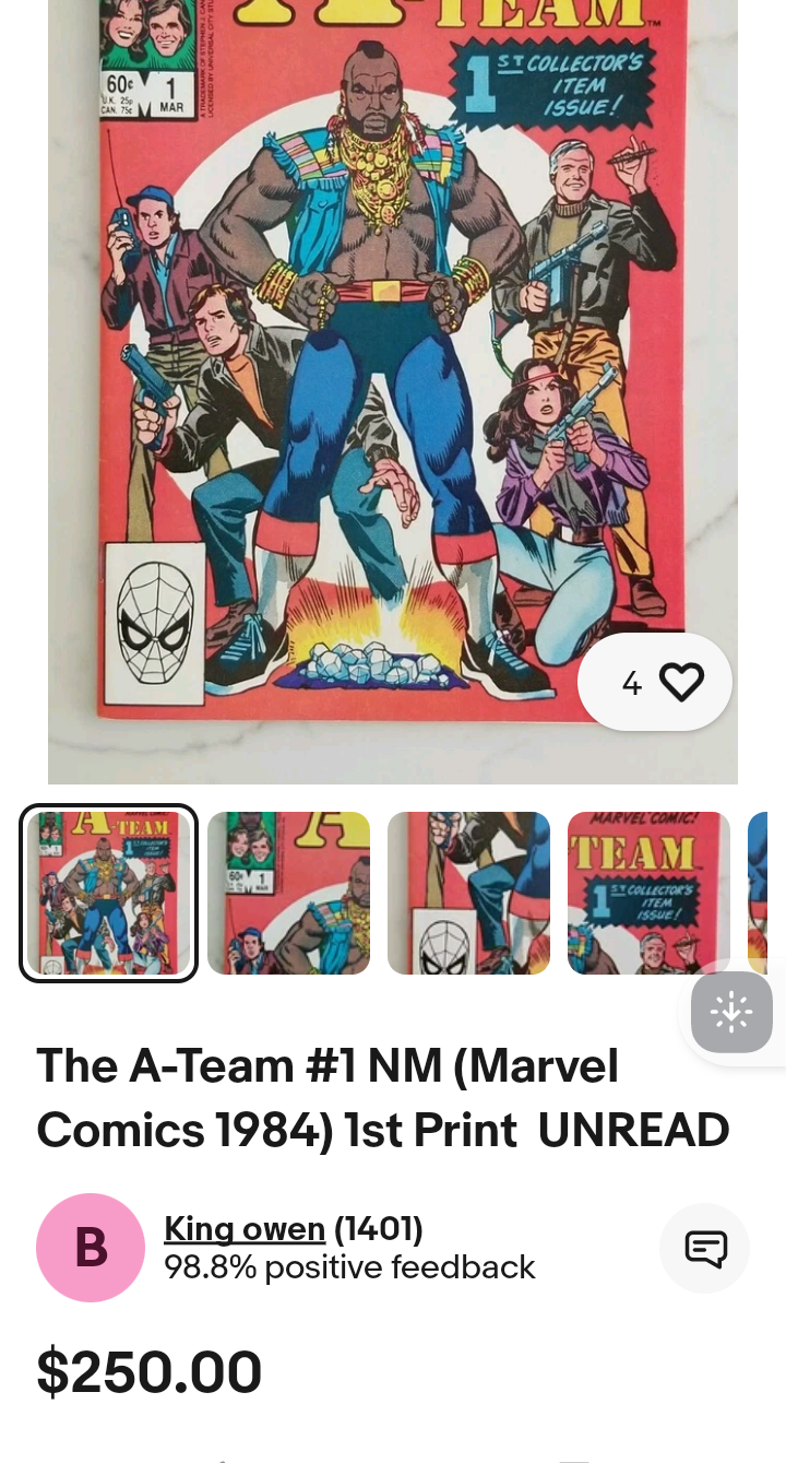 Rare "Marvel The A-Team #1 Comic Book - photo 2
