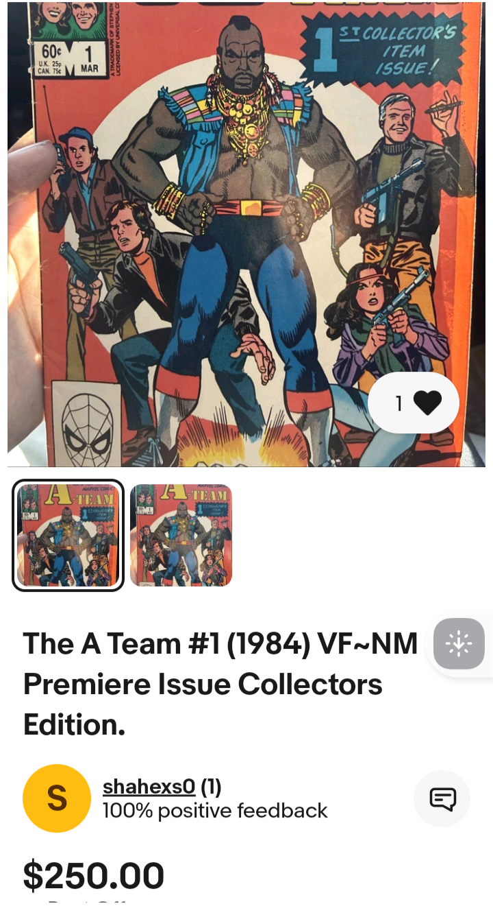 Rare "Marvel The A-Team #1 Comic Book - photo 3