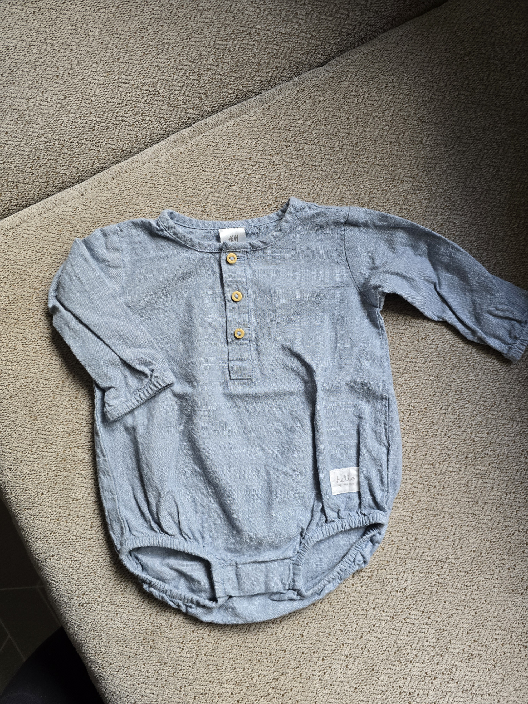 [BRAND NEW] H&M Cotton Muslin Romper Suit (Size 2-4M) - photo 2