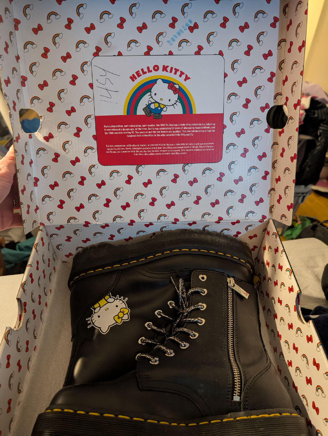 Dr. Martens Jadon HK Hello Kitty Boots - US 8 - photo 3