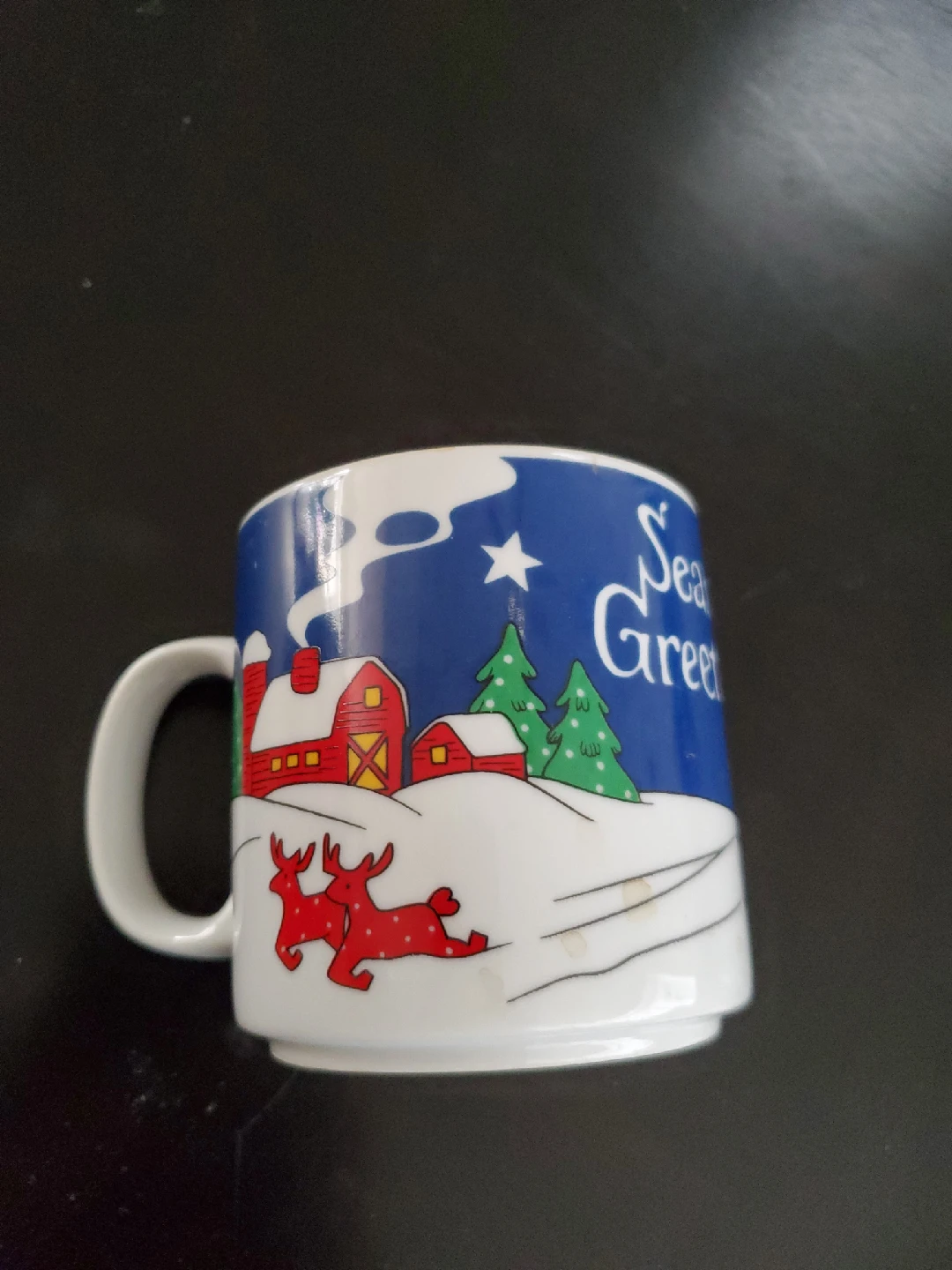 Seasons Greetings Christmas Mug - photo 3
