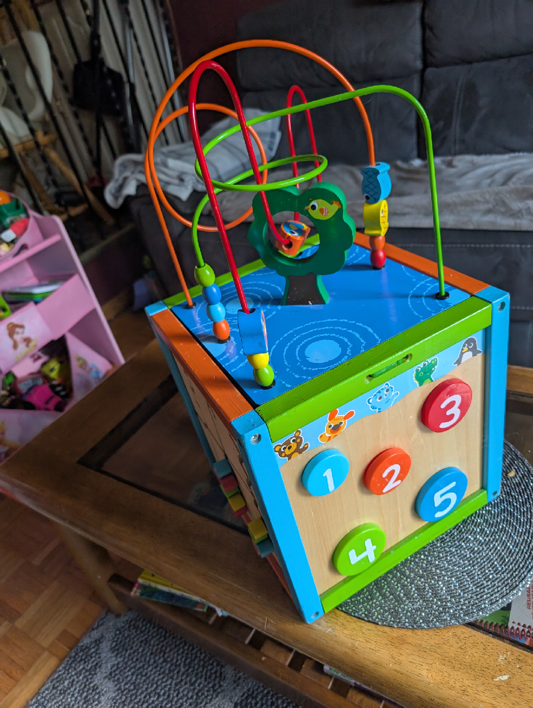Wooden Activity Cube - photo 2