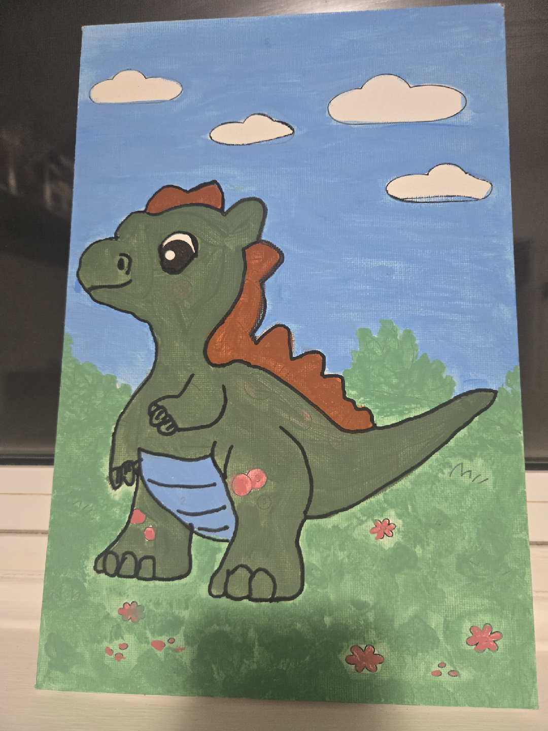 Dinosaur Painting