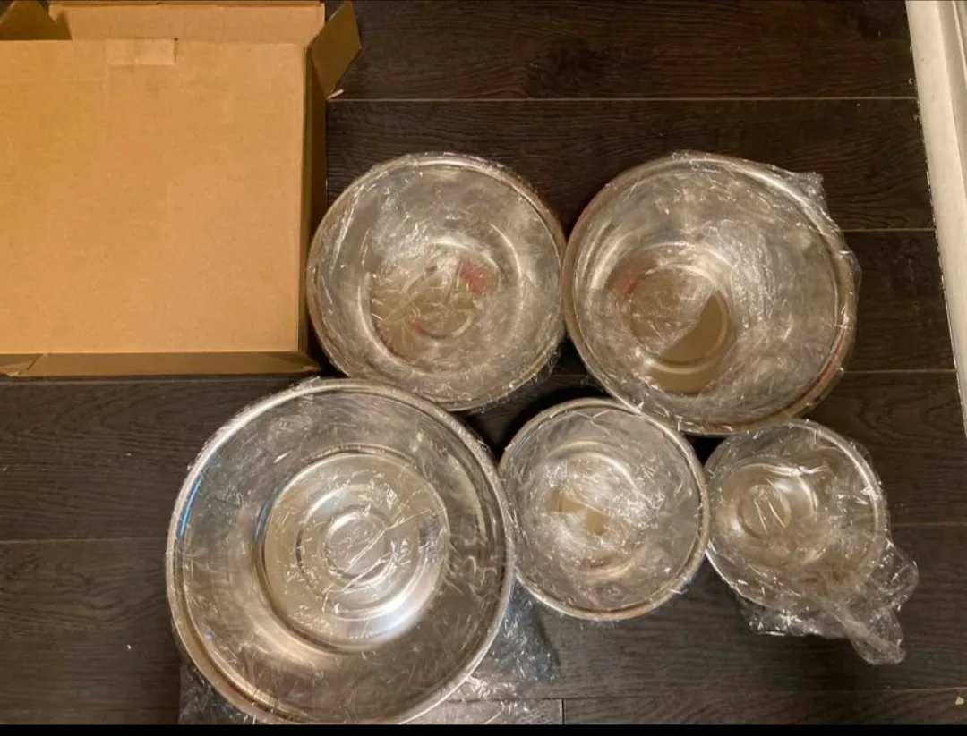 new Stainless Steel Mixing Bowls - 5 Piece Set image indicator(2)