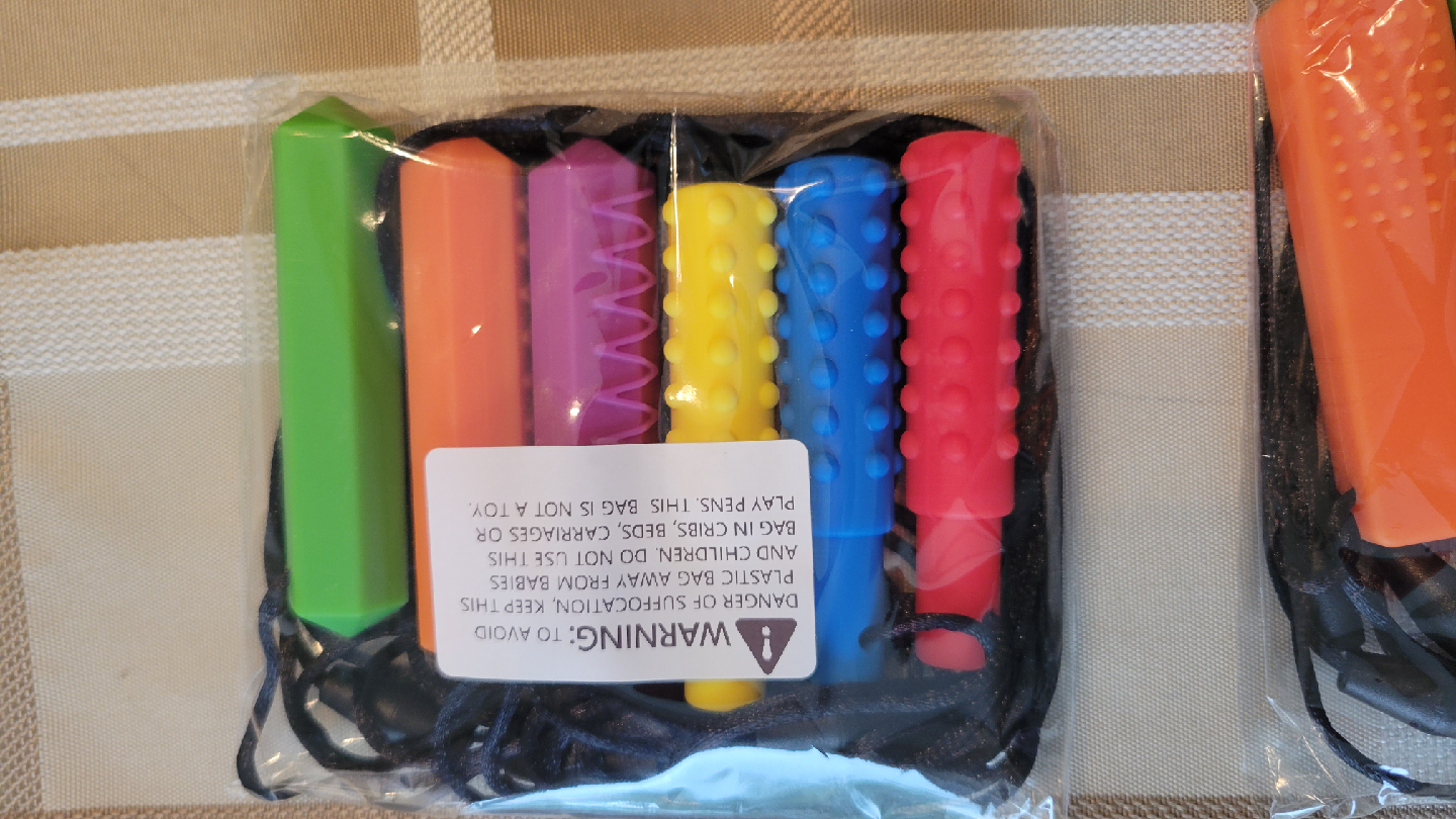 Sensory Chew Necklace Set - New