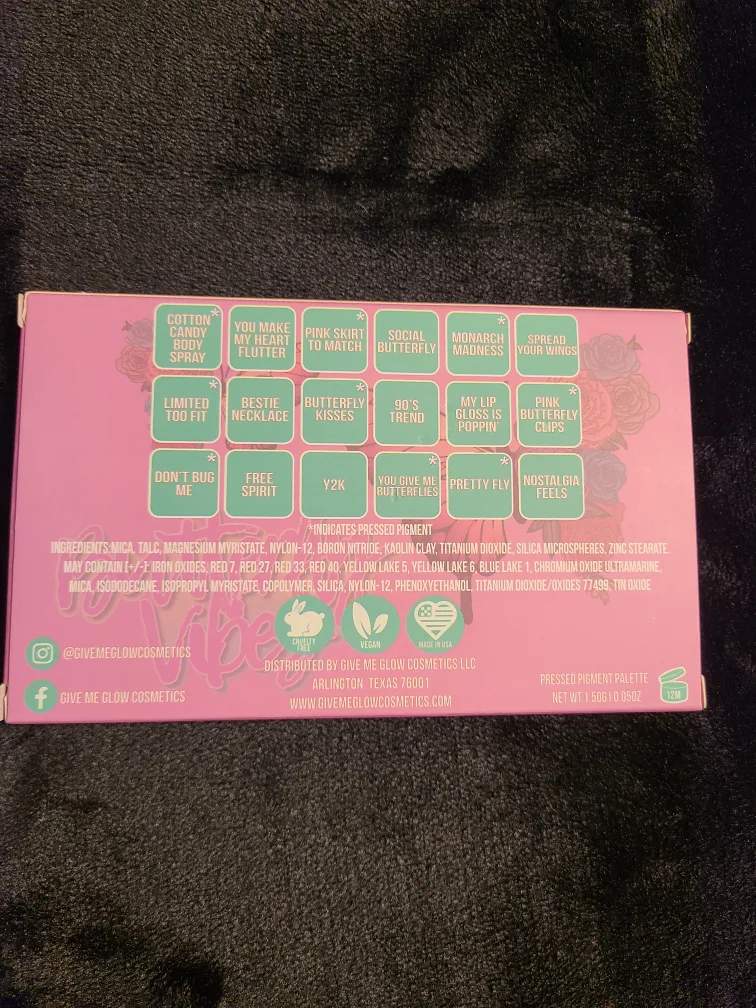 Give Me Glow Butterfly Vibes Eyeshadow Palette image indicator(3)