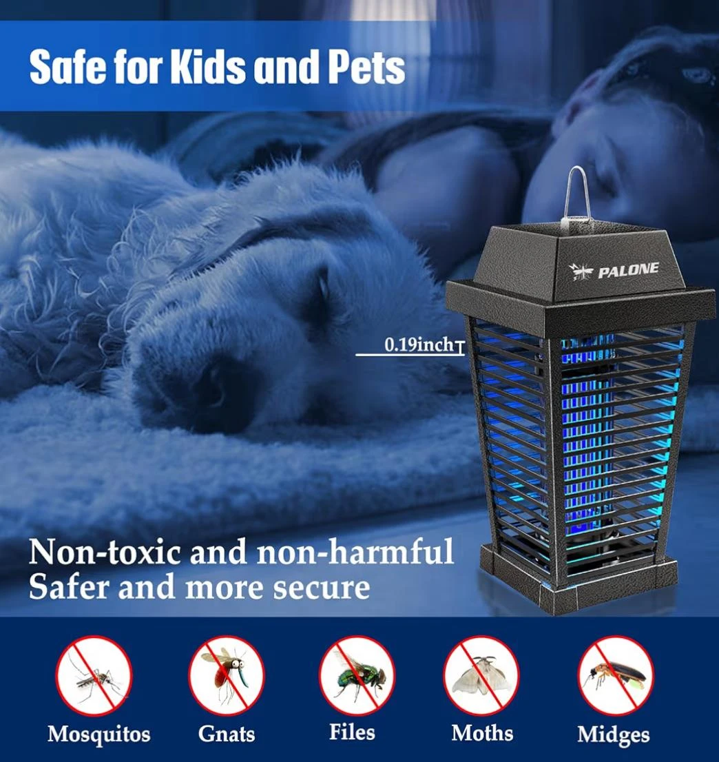 PALONE Electric Bug Zapper - Safe for Kids & Pets