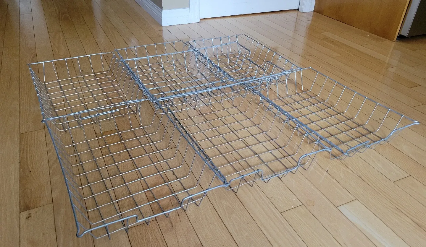 Set of 7 Metal Wire Storage Baskets For Home/Office Uses