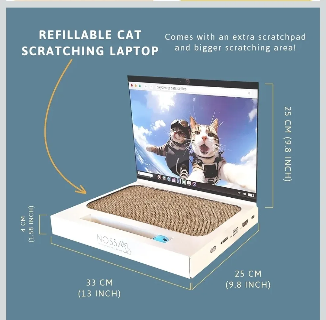 Cat Scratching Laptop image indicator(4)