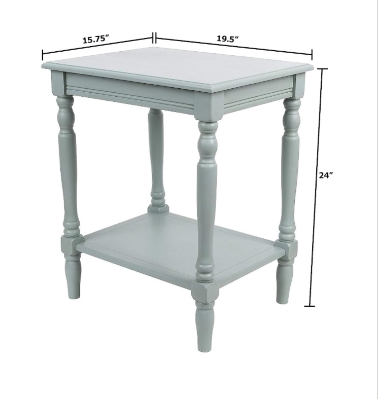 Decor Therapy Side Table in Artic Blue - photo 5