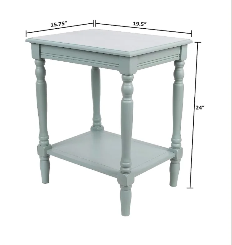 Decor Therapy Side Table in Artic Blue image indicator(5)