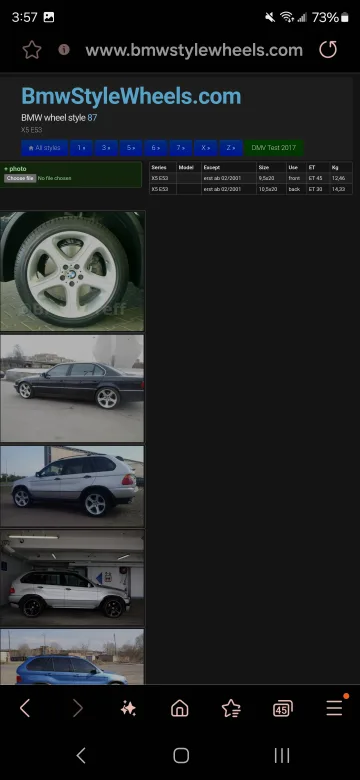 Bmw X5 winter rims and tires image indicator(6)