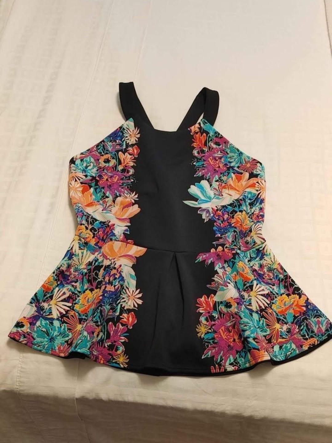 Nicole Miller Peplum Top Ladies Large $30 BRAND NEW - photo 2